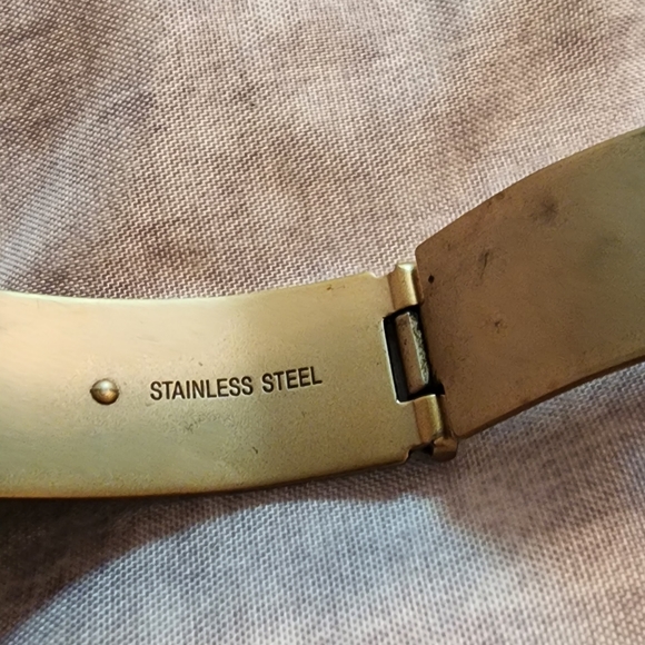 Womens Fossil Riley Gold Crystal Watch ES204 Multifunctional - Picture 6 of 9